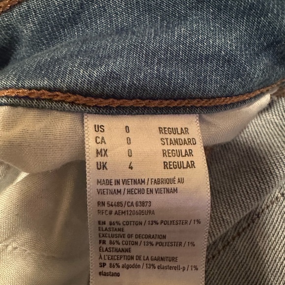 American Eagle size 0 jeggings - Picture 2 of 2